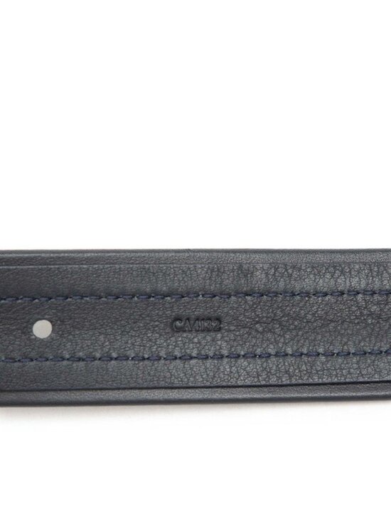 Louis Vuitton 100 40 Navy Gray Leather Suede 1- Belt main image 6